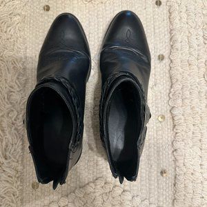 Women's Black Booties. Size 8.